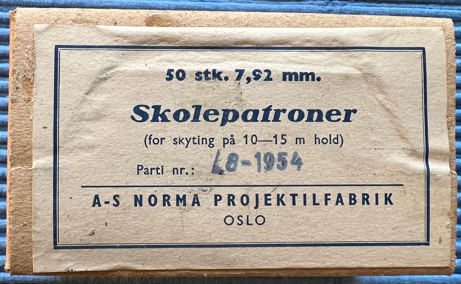 ./ammo/792x57/esker/Eske-792x57-NP-kortholds-50skudd-Skolepatroner-8-1954-1.jpg