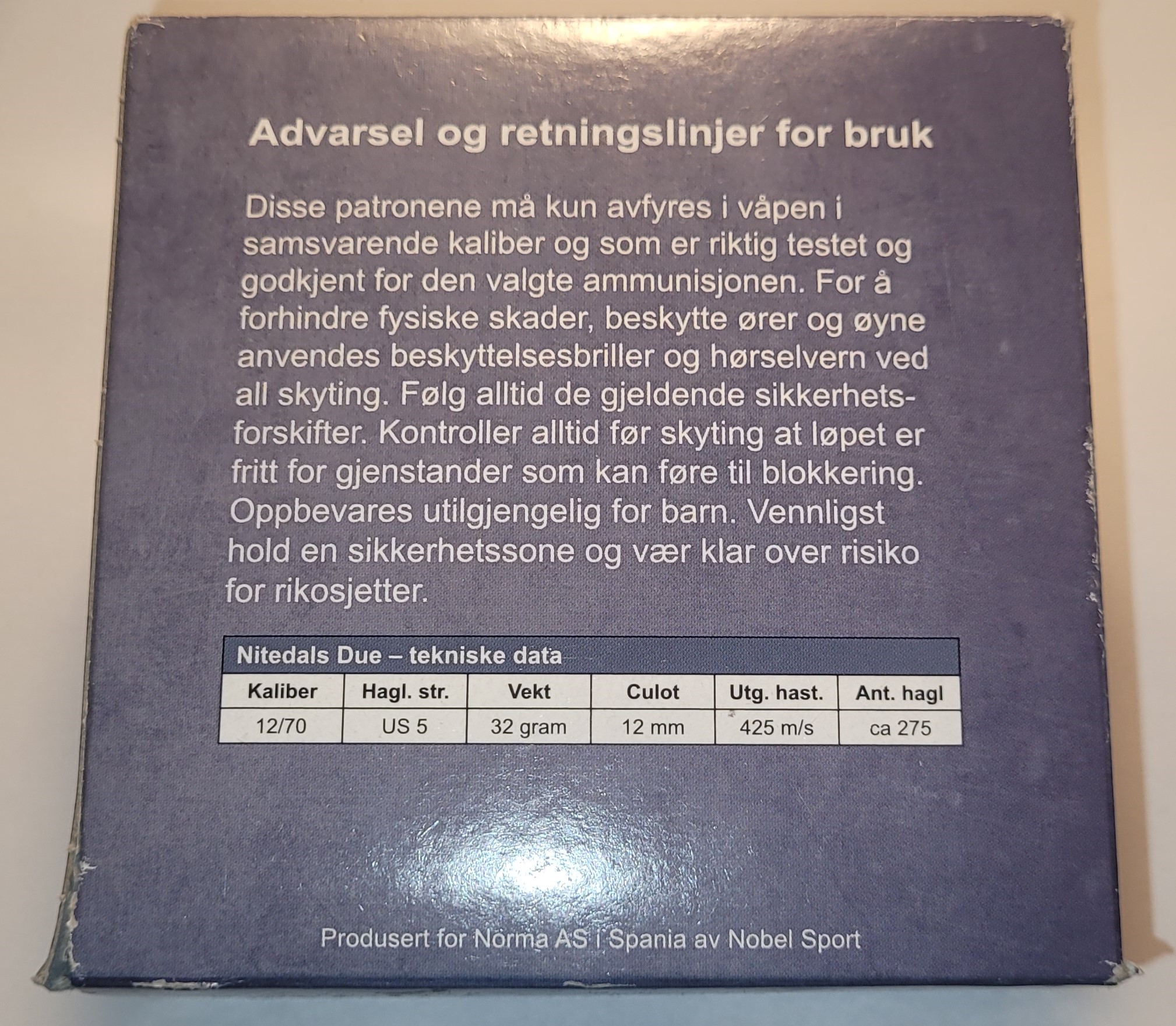 ./ammo/hagle/esker/Eske-Hagle-Nobel-Sport-Nitedals-Due-Staal-12-70-NrUS5-2023-25patroner-2.jpg