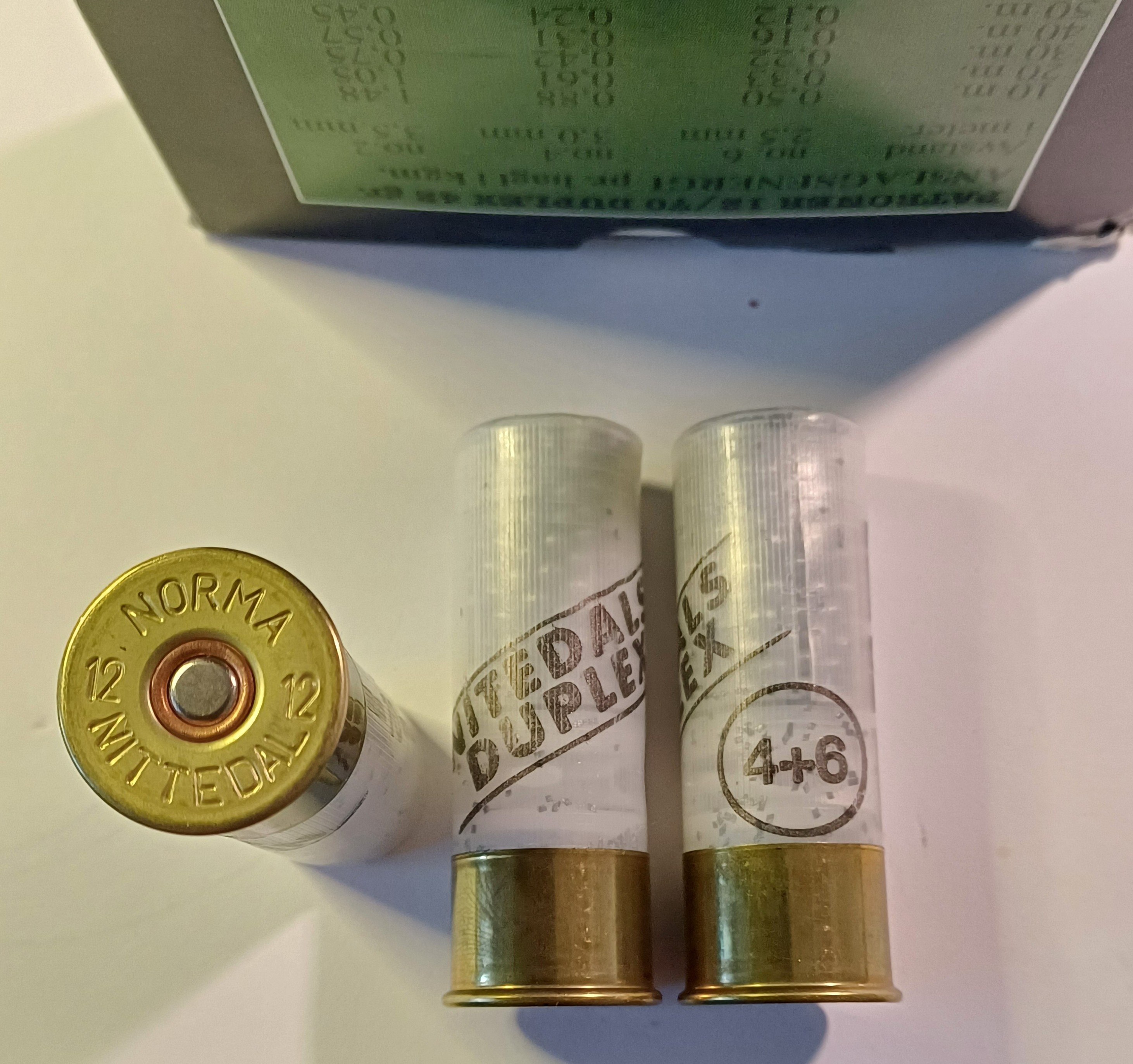 ./ammo/hagle/esker/Eske-Hagle-NormaNitedal-Nitedals-Duplex-12-70-NrUS4-6-10skudd-Trykk-2.JPG